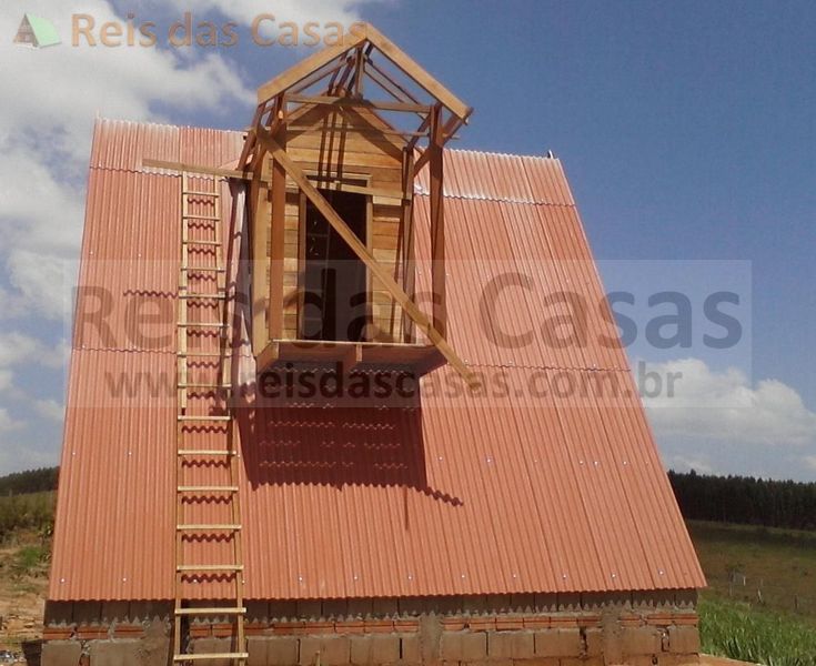 Chalé Suiço2 - 38m2 #chalé suíço; casaprefabricada; casa de