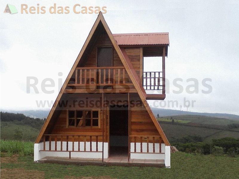 Chalé Suiço2 - 38m2 #chalé suíço; casaprefabricada; casa de