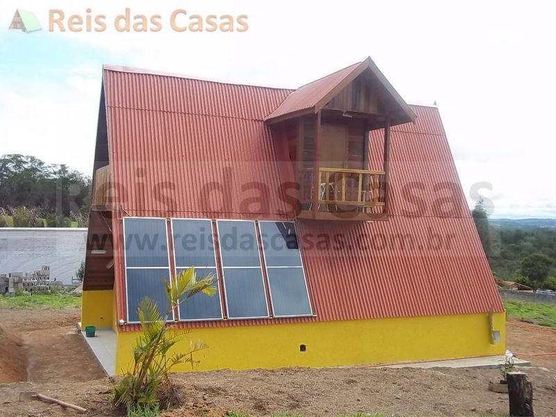 Chalé Suiço2 - 38m2 #chalé suíço; casaprefabricada; casa de